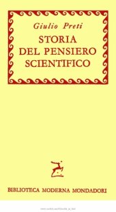 book Storia del pensiero scientifico