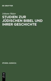 book Studien zur jüdischen Bibel und ihrer Geschichte