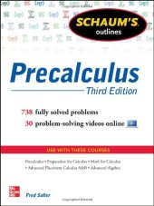 book Schaum's Outline of Precalculus, 3rd Edition: 618 Solved Problems + 20 Videos