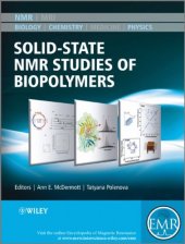 book Solid State NMR Studies of Biopolymers