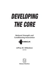 book Developing the Core (Sport Performance Series by NSCA)