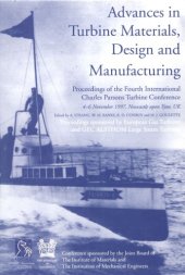 book Advances in turbine materials, design and manufacturing