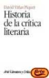 book Historia de La crítica literaria