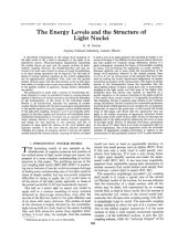 book The Energy Levels and the Structure of Light Nuclei