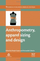 book Anthropometry, apparel sizing and design