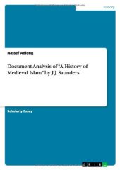 book Document Analysis of a History of Medieval Islam by J.J. Saunders