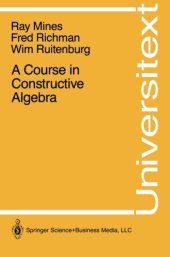 book A Course in Constructive Algebra