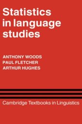 book Statistics in Language Studies