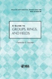 book A Guide to Groups, Rings, and Fields