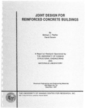 book Joint design for reinforced concrete buildings