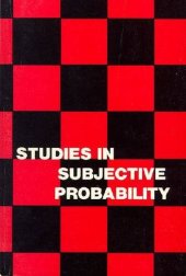 book Studies in Subjective Probability