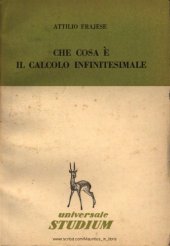 book Che cosa è il calcolo infinitesimale