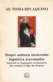 book Despre unitatea intelectului contra averroistilor