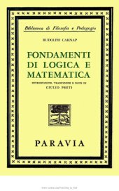 book Fondamenti di logica e matematica