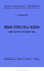 book Disegno storico della filosofia come oggettiva riflessione pura