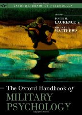 book The Oxford Handbook of Military Psychology