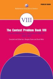 book The Contest Problem Book VIII