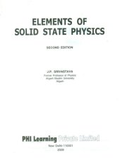 book Elements of solid state physics