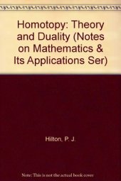 book Homotopy Theory And Duality