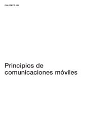 book Principios de Comunicaciones Móviles