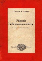 book Filosofia della musica moderna