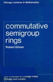 book Commutative Semigroup Rings