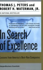 book In Search of Excellence: Lessons from America's Best-Run Companies