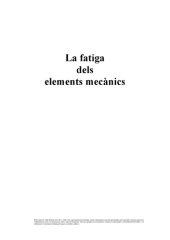 book La fatiga dels elements mecànics