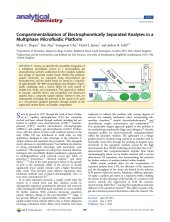 book [Article] Compartmentalization of Electrophoretically Separated Analytes in a Multiphase Microfluidic Platform