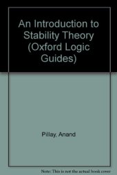 book An Introduction to Stability Theory