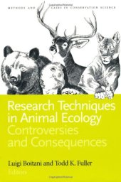 book Research Techniques in Animal Ecology