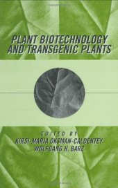 book Plant Biotechnology and Transgenic Plants 