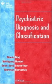 book Psychiatric Diagnosis And Classification