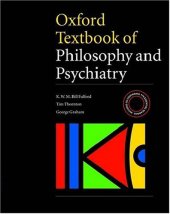 book Oxford Textbook of Philosophy and Psychiatry