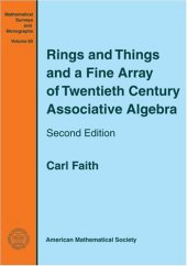 book Rings and Things and a Fine Array of Twentieth Century Associative Algebra