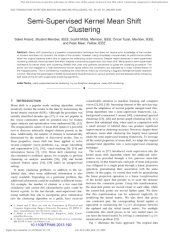 book [Article] Semi-Supervised Kernel Mean Shift Clustering