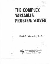 book Complex Variables Problem Solver