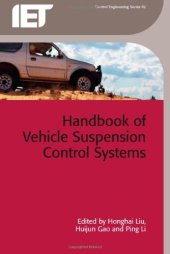 book Handbook of Vehicle Suspension Control Systems