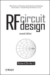 book RF Circuit Design