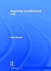 book Beginning Constitutional Law