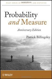 book Probability and Measure