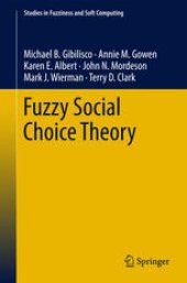 book Fuzzy Social Choice Theory
