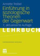 book Einführung in soziologische Theorien der Gegenwart