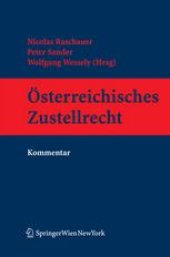 book Österreichisches Zustellrecht