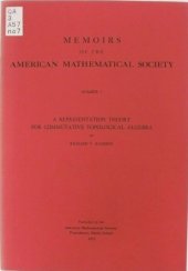 book A Representation Theory for Commutative Topological Algebra