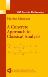 book A Concrete Approach to Classical Analysis