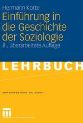 book Einführung in die Geschichte der Soziologie