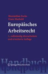 book Europäisches Arbeitsrecht