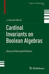 book Cardinal Invariants on Boolean Algebras: Second Revised Edition