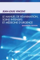 book Le manuel de réanimation, soins intensifs et médecine d’urgence